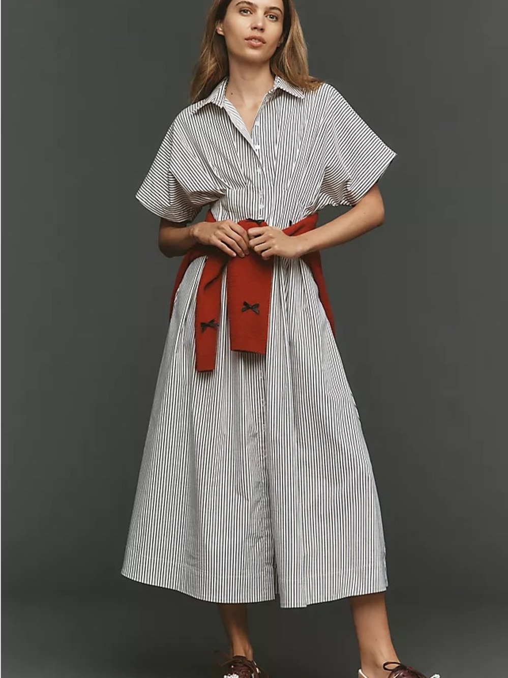 Anthropologie Tobie button down dress